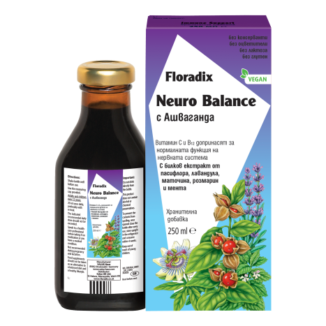 FLORADIX NEURO BALANCE тоник с ашваганда за нерваната систеа 250ml