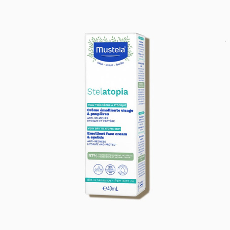 MUSTELA STELATOPIA емолиентен крем за лице и клепачи 40ml