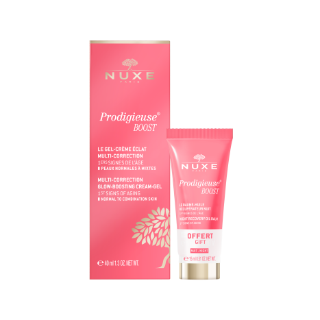 NUXE PROMO PRODIGIEUSE BOOST гел крем 40ml + Нощен крем 15ml