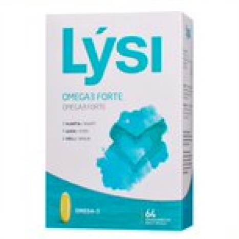 LYSI OMEGA-3 FORTE Омега-3 Форте Рибено масло за сърце, мозък и очи x 64 softgels caps