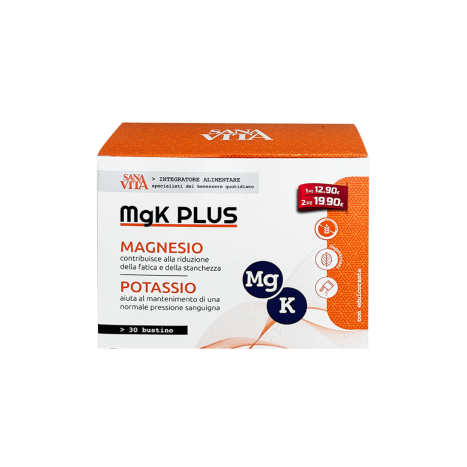 PALADIN PHARMA SANAVITA MgK PLUS Магнезий + Калий за мускулна и сърдечна функция x 30 sachets