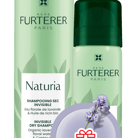 RENE FURTERER PROMO NATURIA сух шампоан за честа употреба 200ml + сух шампоан 75ml