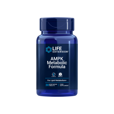 LIFE EXTENSION AMPK Metabolic Formula Метаболик Формула за изгаряне на коремни мазнини x 30 V tabl