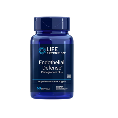 LIFE EXTENSION ENDOTHELIAL DEFENSE Pomegranate Plus Формула за здрави кръвоносни съдове x 60 softgel caps