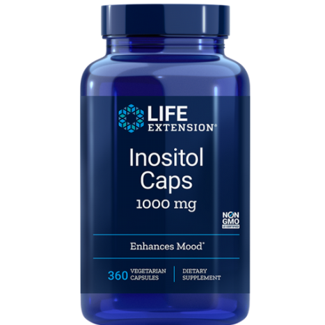 LIFE EXTENSION INOSITOL 1000mg Инозитол за добро настроение x 360 V caps