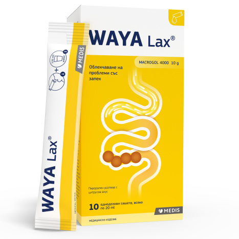 WAYA LAX сашета със слабително действие x 10 sach