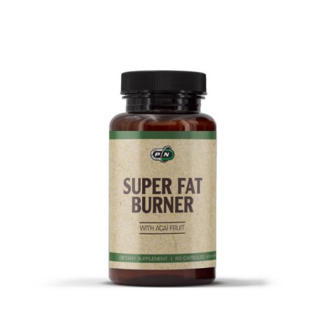 PURE NUTRITION SUPER FAT BURNER за изгаряне на мазнини и намаляване на апетита, съдържащ кофеин x 60 caps