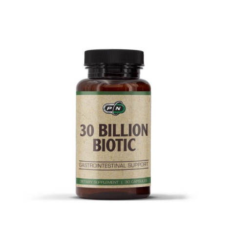 PURE NUTRITION 30 BILLION BIOTIC за подобряване на чревната флора и здрав стомах x 30 Caps