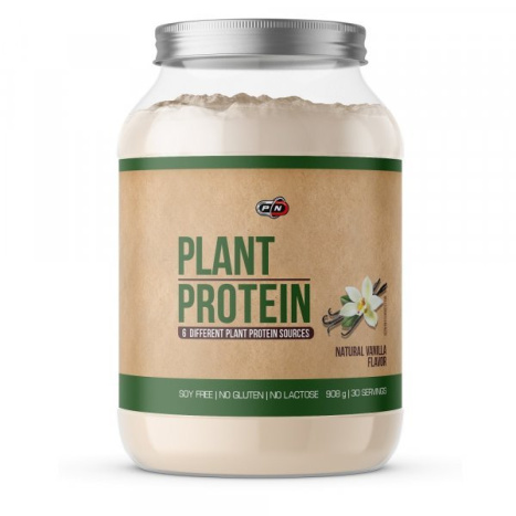 PURE NUTRITION PLANT PROTEIN - NATURAL VANILLA растителен протеин, без лактоза и аспартам 900g