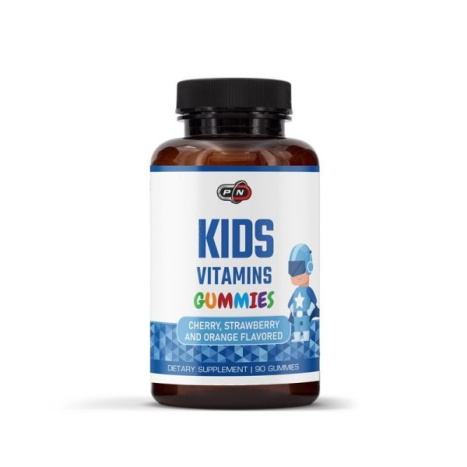 PURE NUTRITION KIDS VITAMINS CHERRY, STRAWBERRY AND ORANGE Детски мултивитамини за здрави деца x 90 gummies