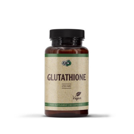 PURE NUTRITION L-GLUTATHIONE 250mg антиоксидант Покачва имунната система x 60 caps