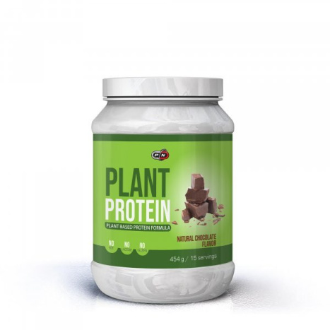 PURE NUTRITION PLANT PROTEIN - NATURAL CHOCOLATE растителен протеин, без лактоза и аспартам 450g