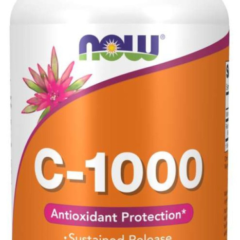 NOW VITAMIN C-1000 SR Витамин Ц с бавно усвояване за детоксикация на тялото x 250 Tabl