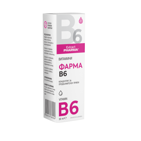 EXTRACT PHARMA ФАРМА течен витамин B6 30 ml