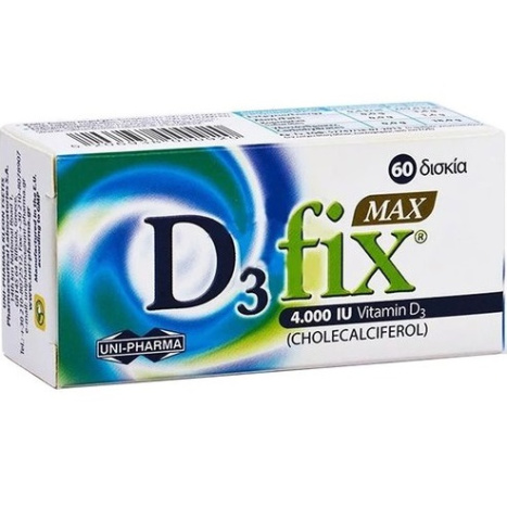 D3FIX Max 4000 IU витамин D3 x 60 tabl