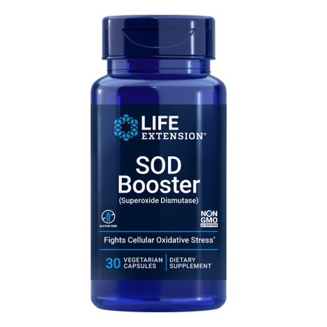 LIFE EXTENSION SOD Booster (Superoxide Dismutase) 300mg Супероксид Дисмутаза забавя стареенето х 30 V caps