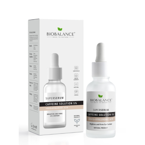 BIOBALANCE Околоочен серум с КОФЕИНОВ РАЗТВОР 30ml