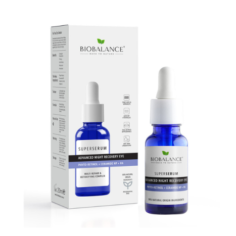 BIOBALANCE Околоочен серум за допълнително нощно възстановяване 20ml