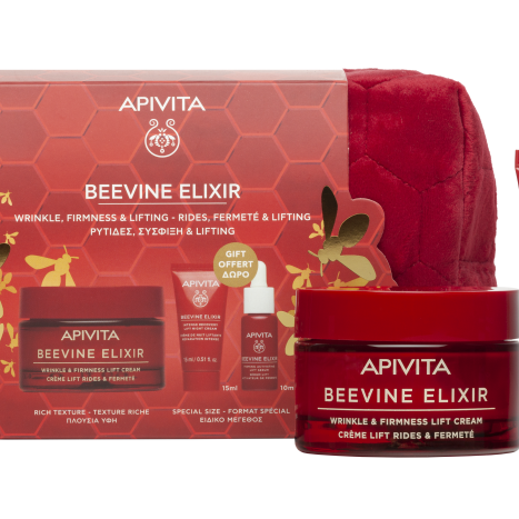 APIVITA PROMO BEEVINE ELIXIR Дневен крем с багата текстура 50ml + нощен крем 15ml + серум 10ml