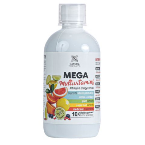 NATURA THERAPY MEGA Multivitamins за енергия и имунитет 500ml