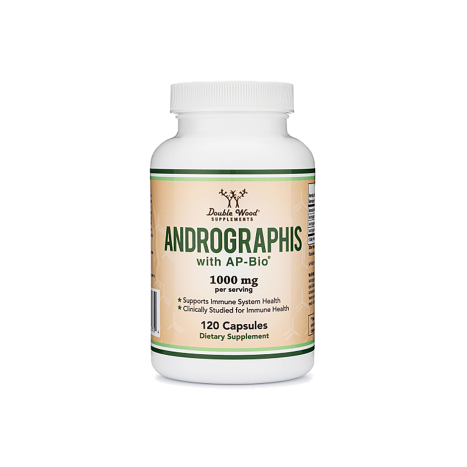 DOUBLE WOOD ANDROGRAPHIS with AP-Bio 300mg Андрографис за имунитет, белодробно здраве и тонус x 120 caps