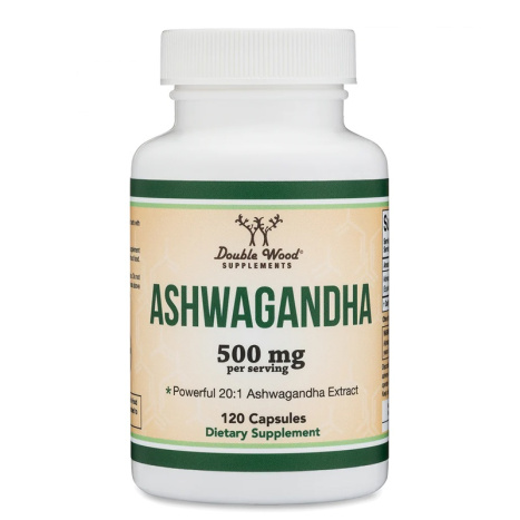 DOUBLE WOOD ASHWAGANDHA 250mg Ашваганда при стрес, умора и безпокойство х 120 caps