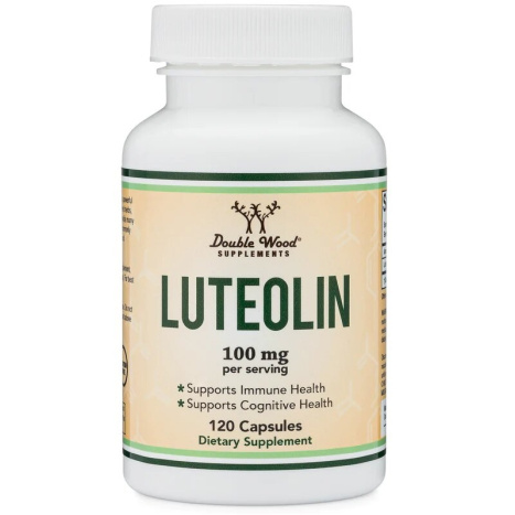 DOUBLE WOOD LUTEOLIN 100mg Лутеолин при алергии и понижен имунитет x 120 caps