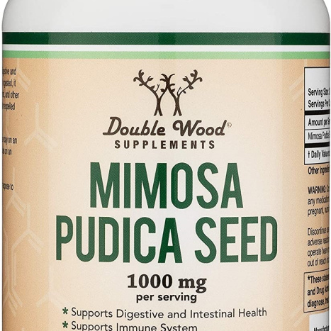 DOUBLE WOOD MIMOSA PUDICA SEED Мимоза Пудика за прочистване на червата и добро храносмилане х 180 caps