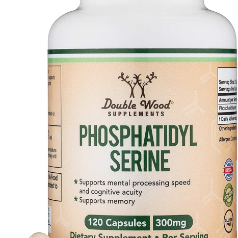 DOUBLE WOOD PHOSPHATIDYL SERINE 300mg Фосфатидил Серин за мозъка и нервната система х 120 caps