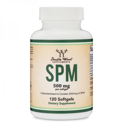 DOUBLE WOOD SPM (Speciallized Pro Resolving Mediators) за клетъчно здраве и антиейджинг x  120 softgels caps