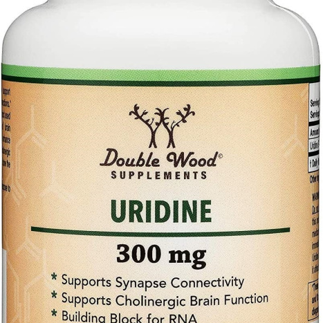 DOUBLE WOOD URIDINE Уридин монофосфат за мозъчно здраве и стрес контрол х 60 caps