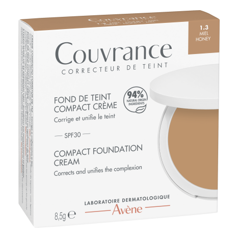 AVENE COUVRANCE SPF30 компактен фон-дьо-тен N 1.3 мед 8,5g