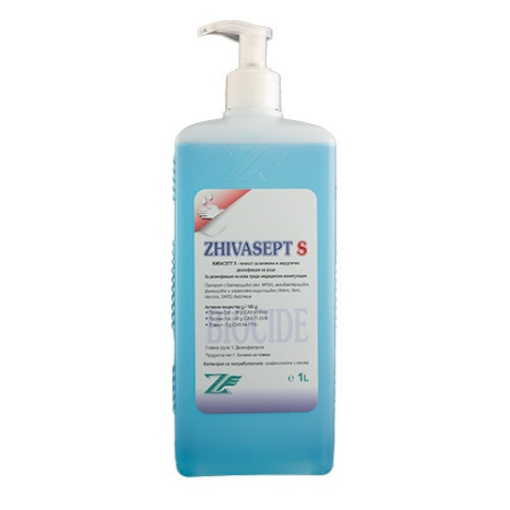 ZHIVASEPT S течност за ръце дезинфекцираща с помпа 1000 ml