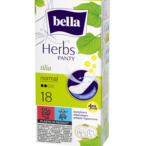 BELLA TILIA extra soft deo fresh daily sanitary pads x 18