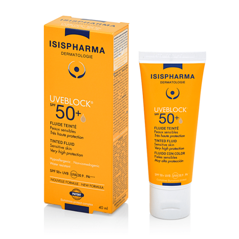 ISIS PHARMA UVEBLOCK 50+ оцветен крем 40ml