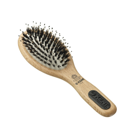KENT Perfect For, Hair brush with rubber backing, small, comb. Est. hair and synth. needles, wooden