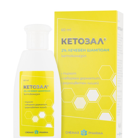 KETOZAL shampoo 2% 60ml