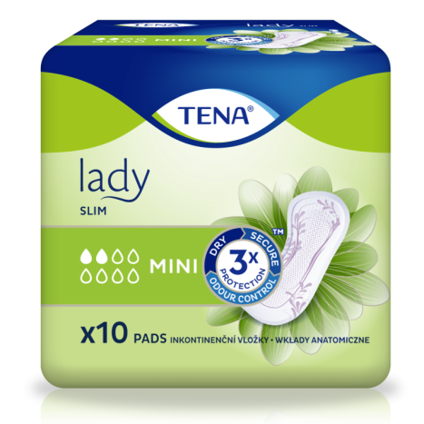 TENA LADY Slim Mini Дамски урологични превръзки x 12