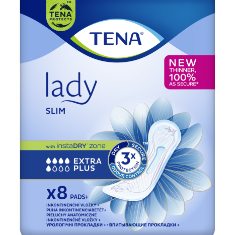 TENA LADY Slim Extra Plus Дамски урологични превръзки x 8