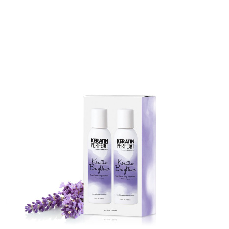 KERATIN PERFECT Travel Kit Color correcting shampoo and conditioner 200ml