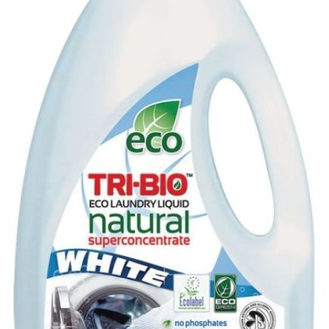 TRI-BIO Натурален еко течен перилен препарат за бяло пране