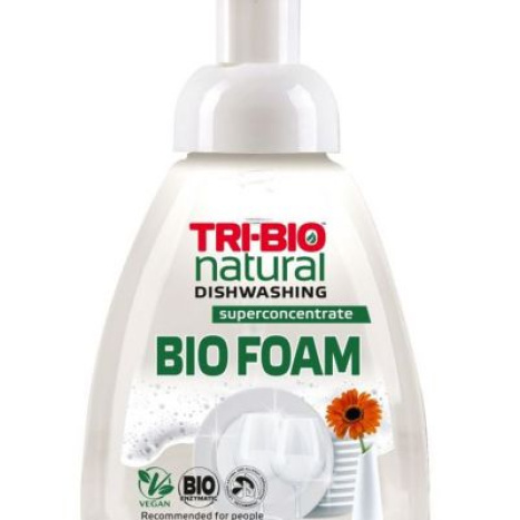 TRI-BIO Natural еко пяна за миене на съдове, 300ml