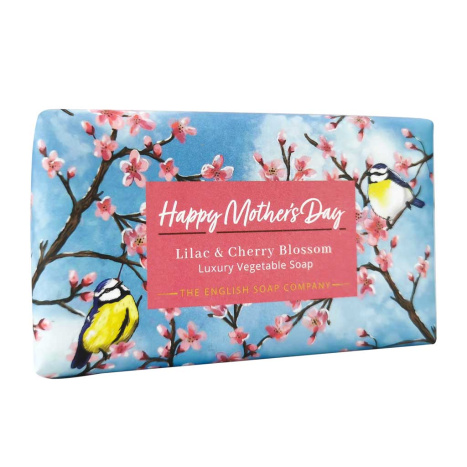 ENGLISH SOAP COMPANY On occasion, "Mother's Day" soap - lilac and cherry blossom 190 g