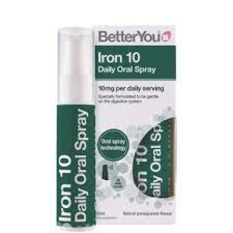 BETTERYOU IRON 10 DAILY oral spray with pomegranate aroma 25ml