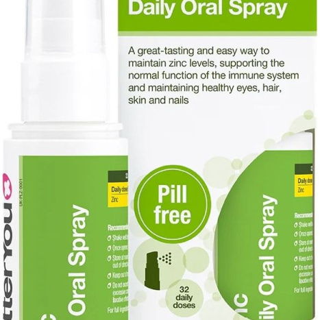 BETTERYOU ZINC 10mg oral spray with lemon and lime flavor 50ml