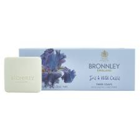 BRONNLEY Iris and wild blackcurrant soaps 3x100g