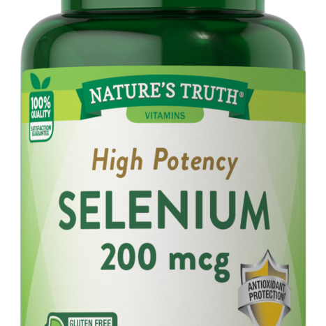NATURE`S TRUTH Selenium 200mcg антиоксидант x 100 tabl
