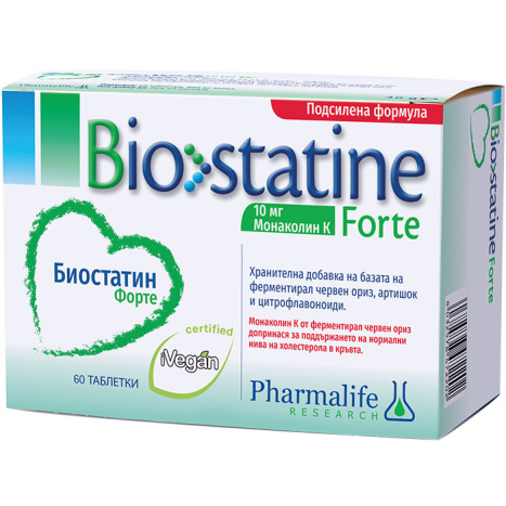 BIOSTATINE FORTE for high cholesterol x 60 caps