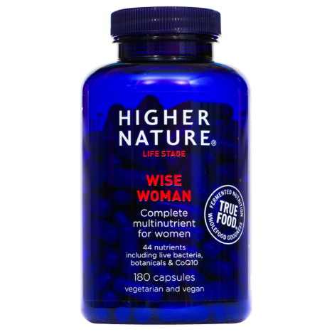 HIGHER NATURE WISE WOMAN multivitamins for women x 180 caps