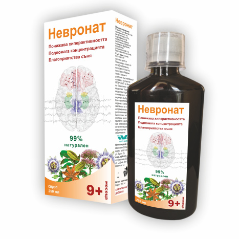 NEVRONAT syrup favoring the nervous system 250ml